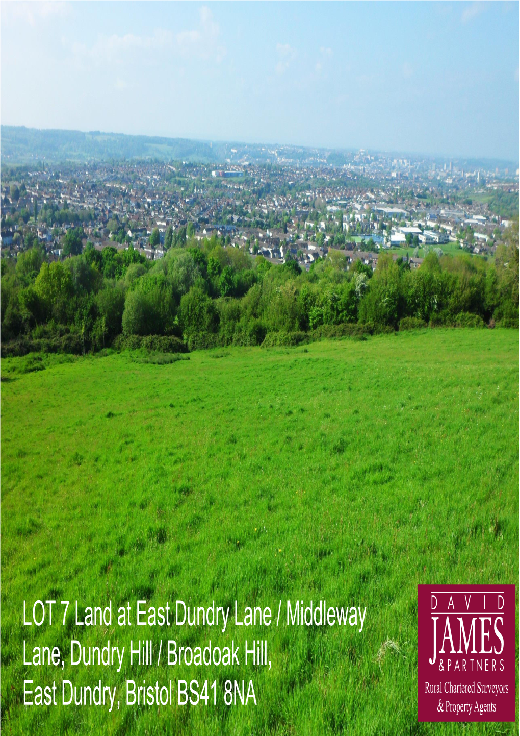LOT 7 Land at East Dundry Lane / Middleway Lane, Dundry Hill / Broadoak Hill, East Dundry, Bristol BS41 8NA