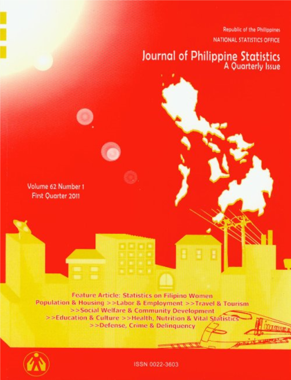Journal of Philippine Statistics (JPS) Is a Quarterly Publication of the National Statistics Office (NSO)