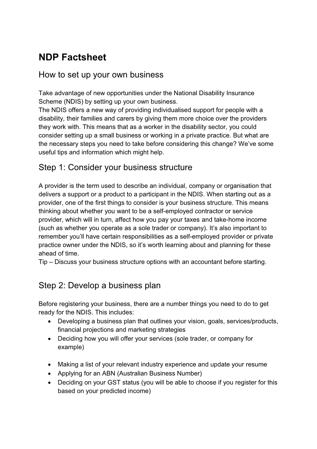 How to Set up Your Own Business