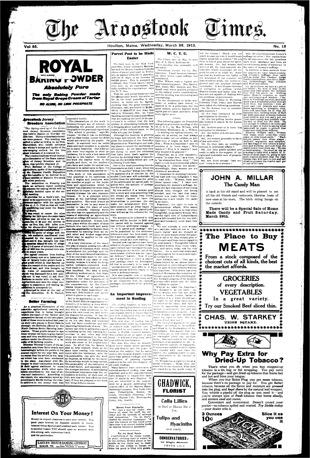 The Aroostook Times, March 26, 1913