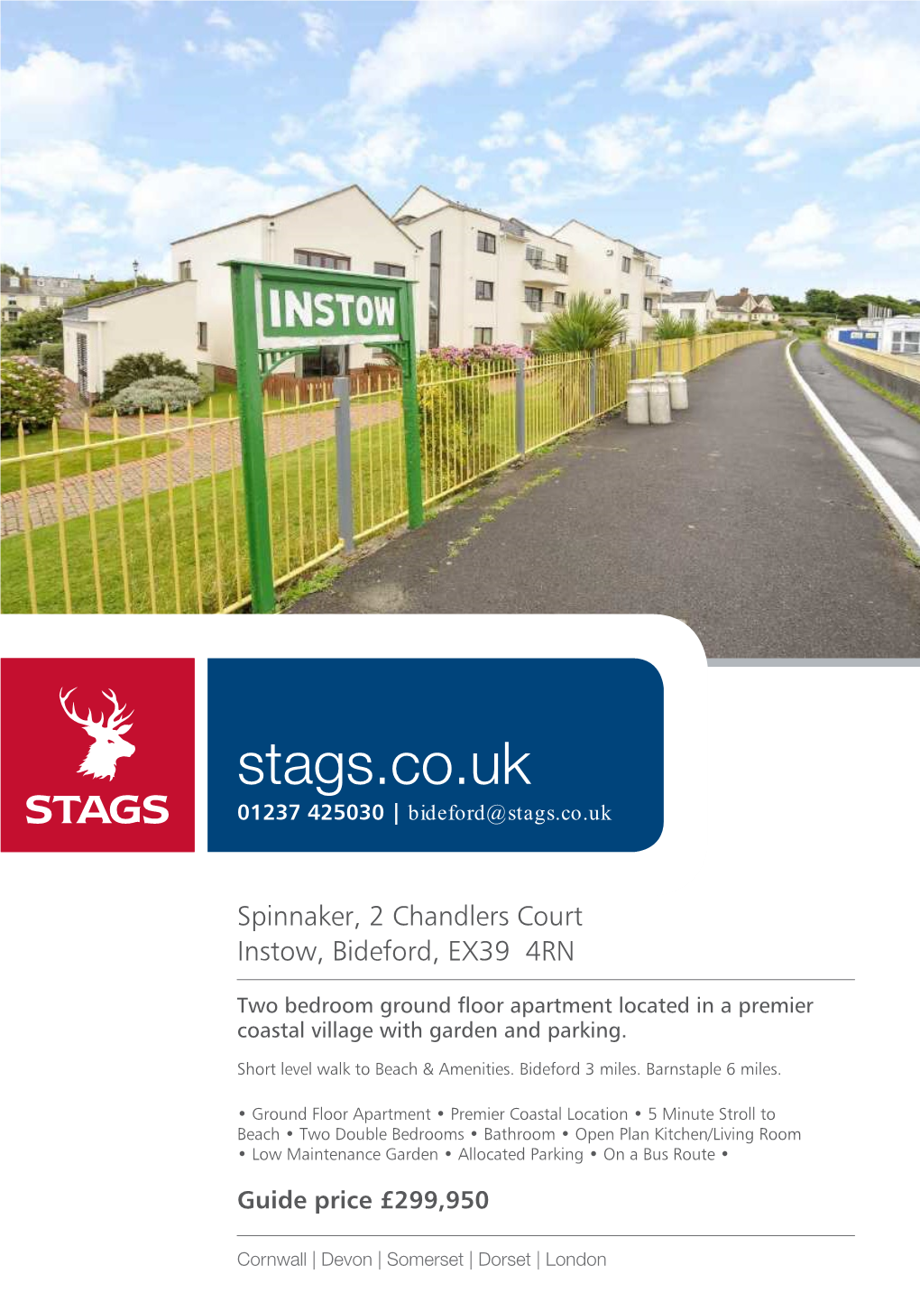 Stags.Co.Uk 01237 425030 | Bideford@Stags.Co.Uk