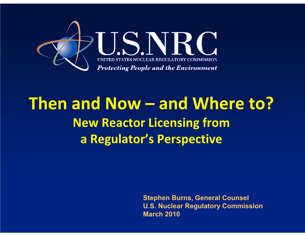 Of Reactor Licensing Infrastructure • Development and Optimization Efforts Began in Early 2000S Continuous Process • Significant Activities Completed