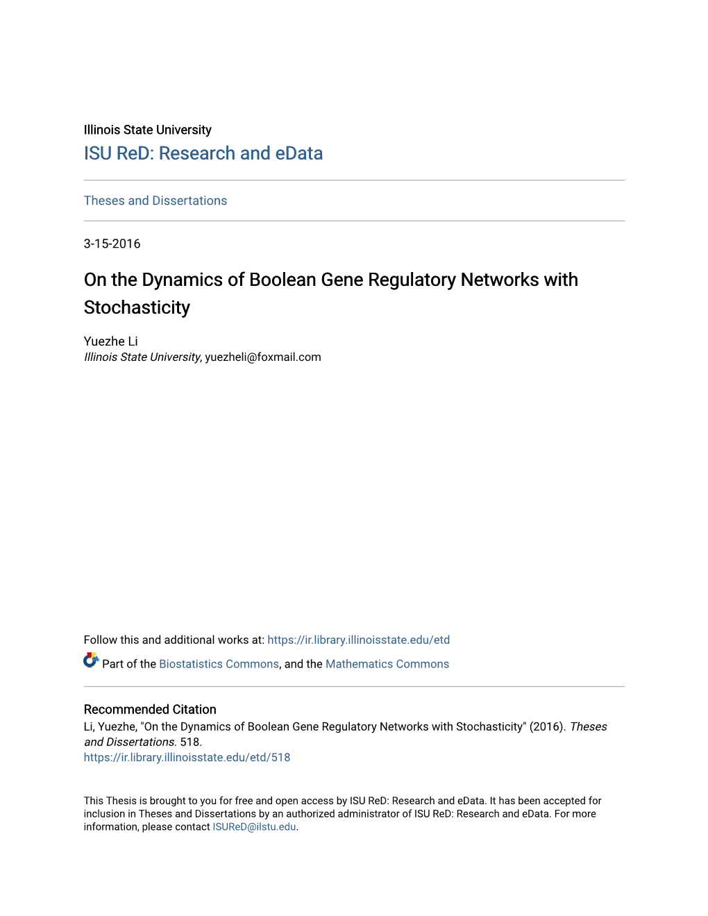 On the Dynamics of Boolean Gene Regulatory Networks with Stochasticity