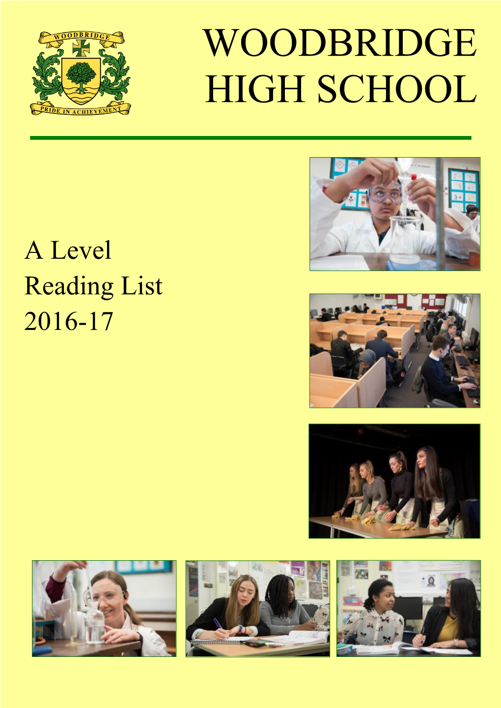 A Level Reading List 2016-17