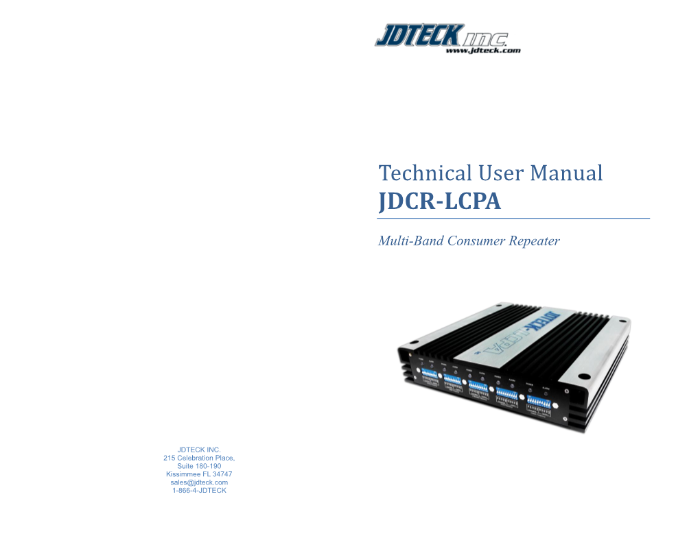 Technical User Manual