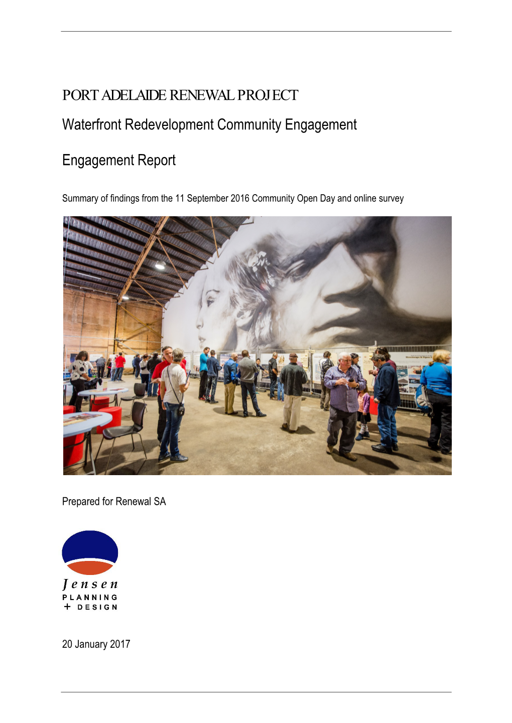 Waterfront Redevelopment Community Engagement Report