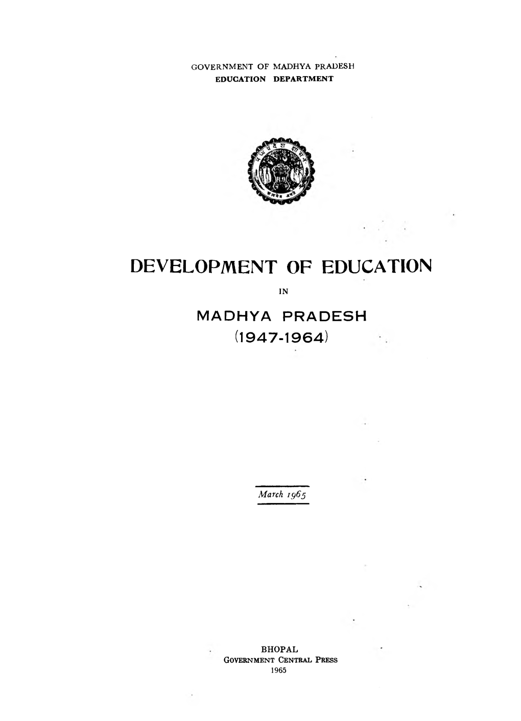 Development of Education