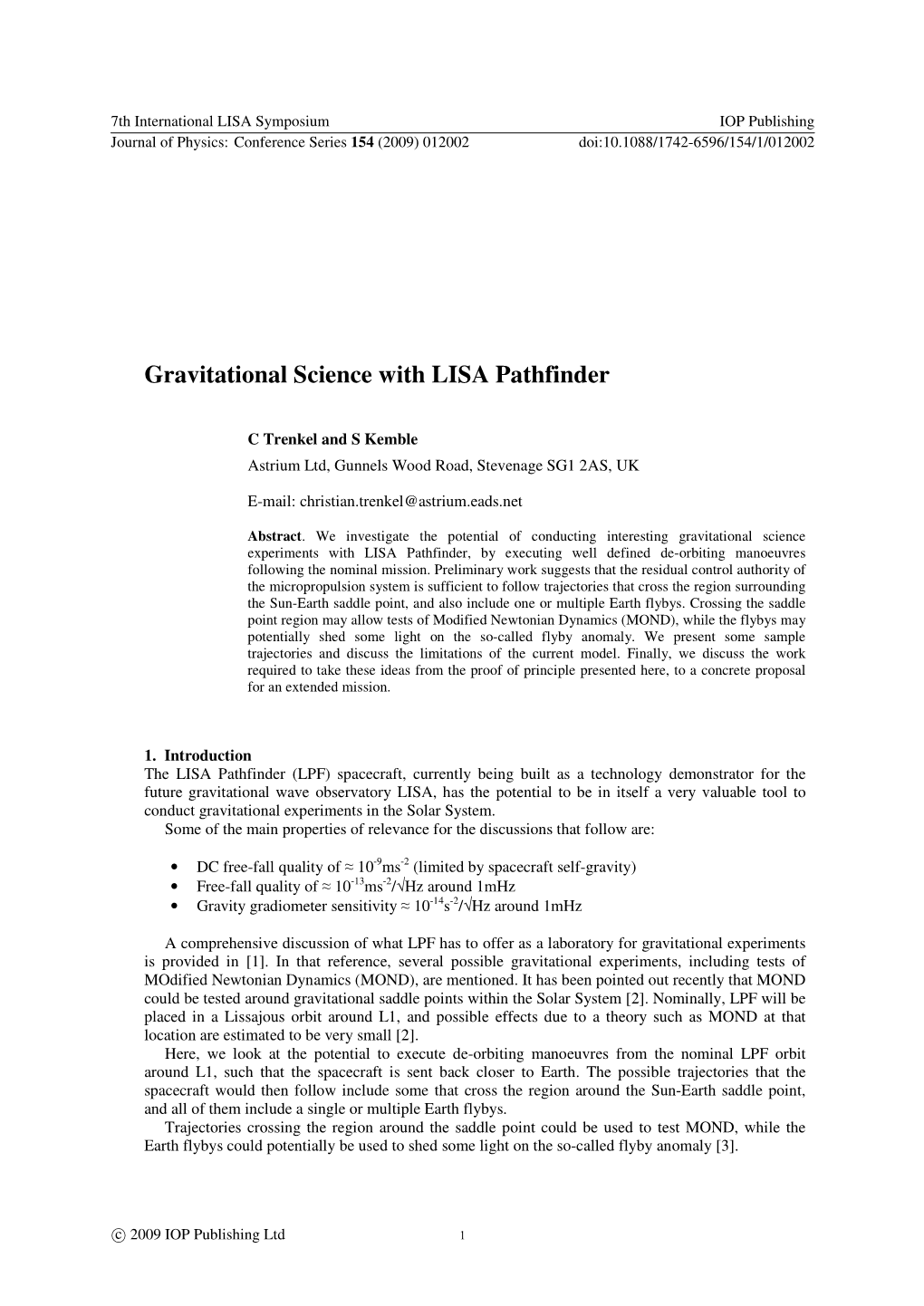 Gravitational Science with LISA Pathfinder