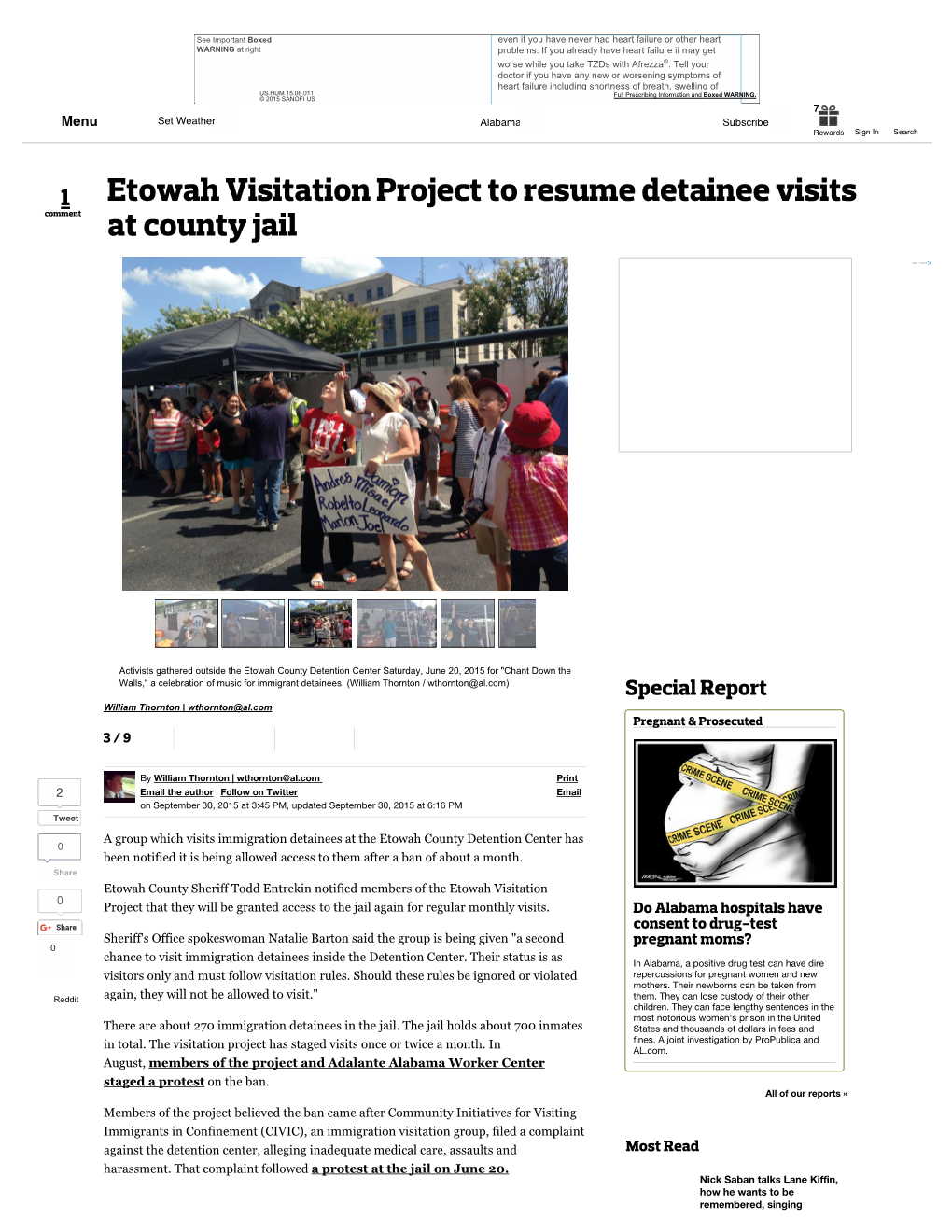 Etowah Visitation Project to Resume Detainee Visits at County Jail | AL.Com