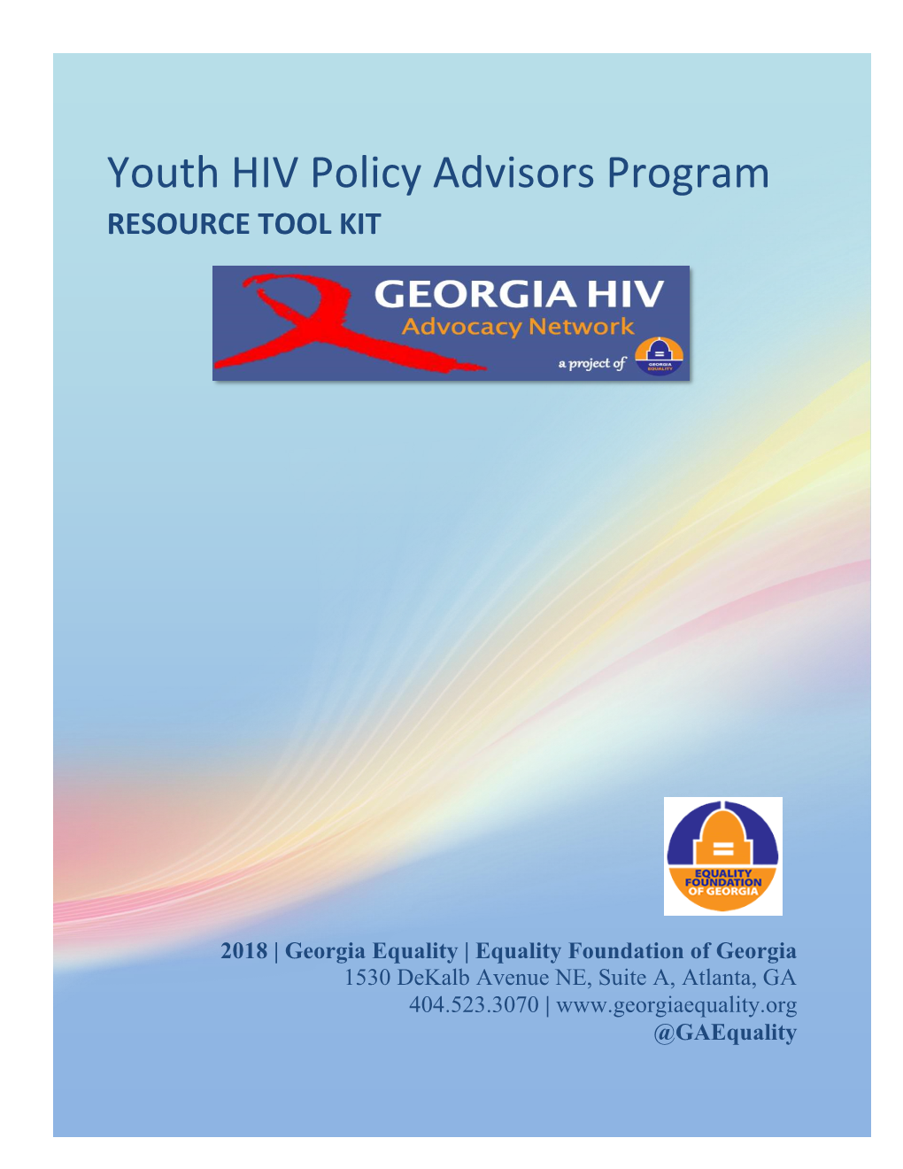 Youth HIV Policy Advisors Resource Toolkit
