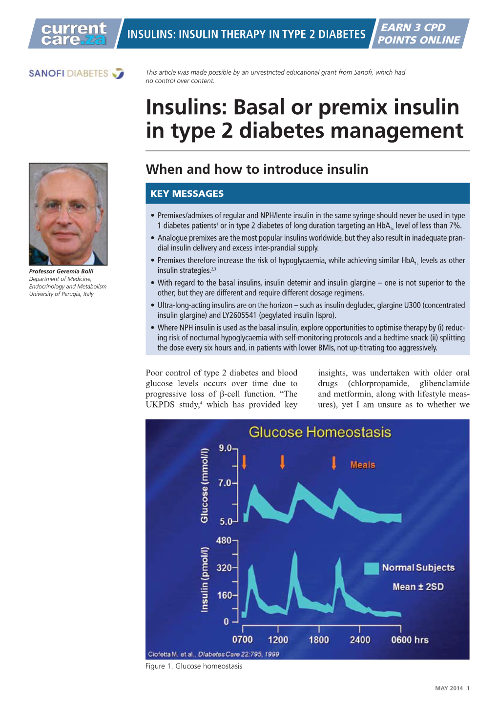 Basal Or Premix Insulin in Type 2 Diabetes Management