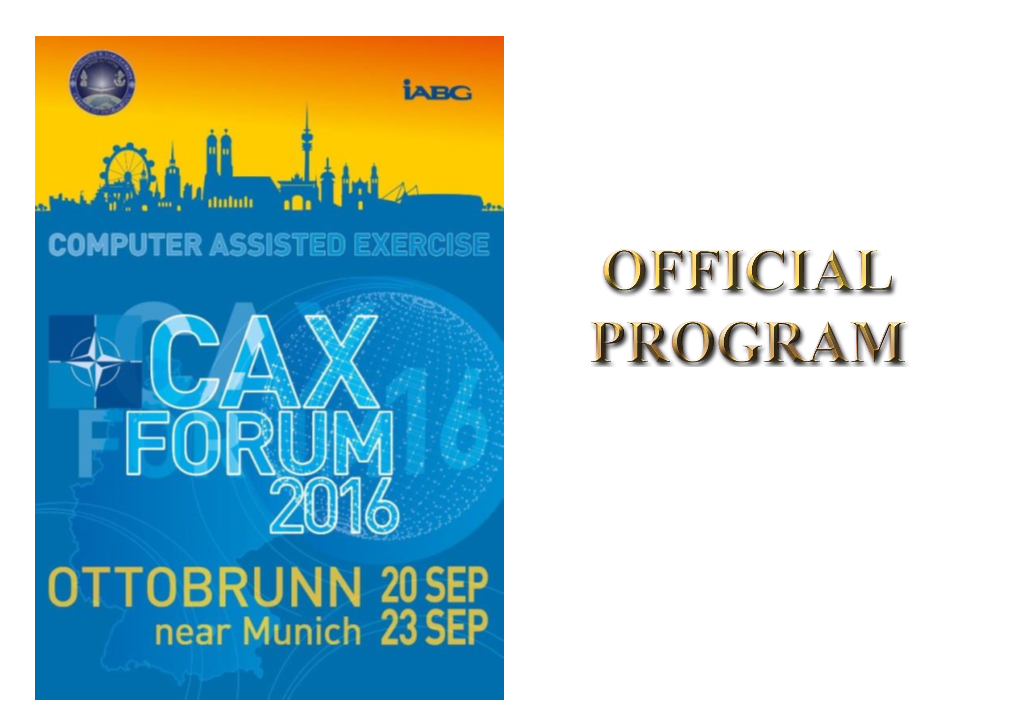 NATO CAX Forum 2013