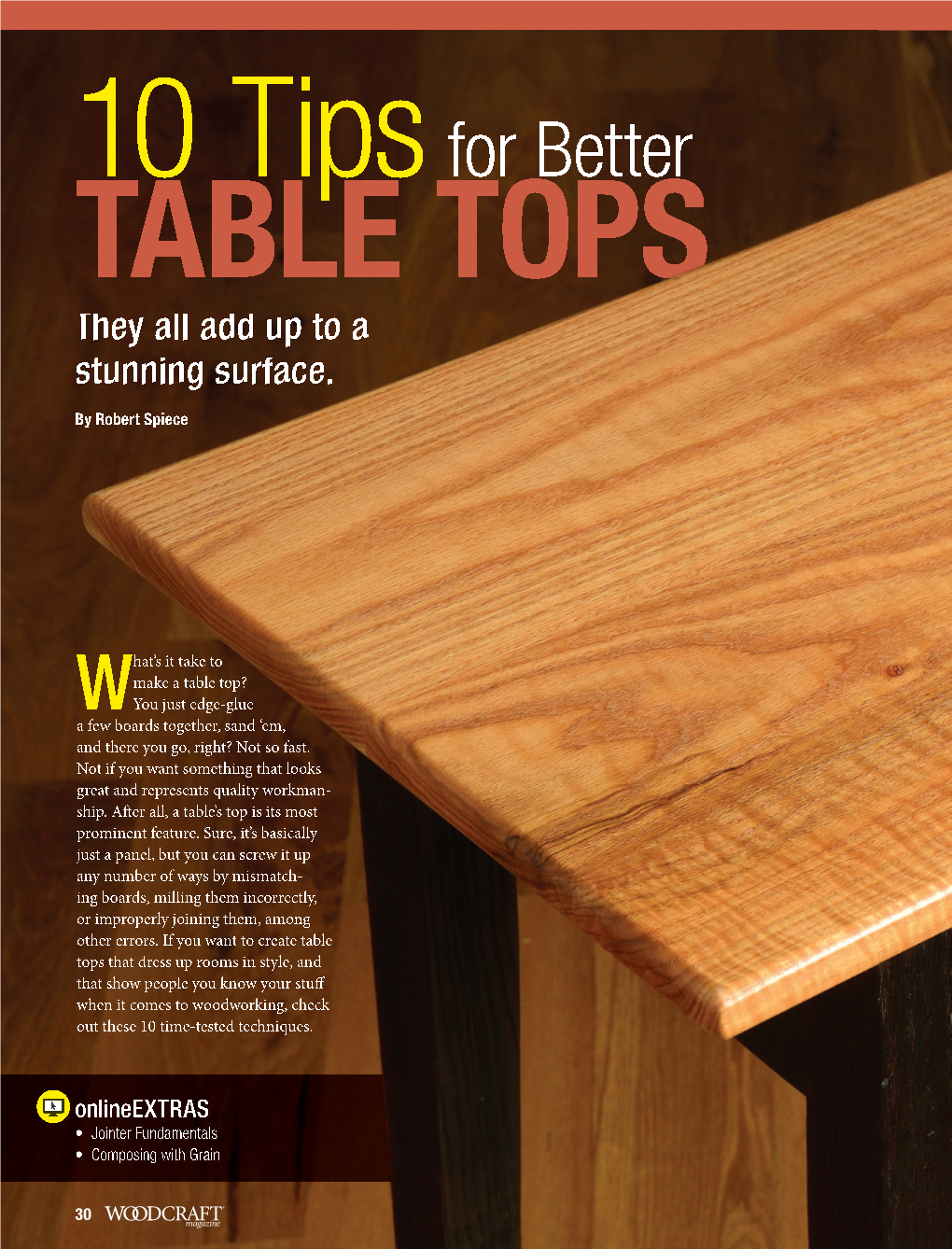Table Top Tips