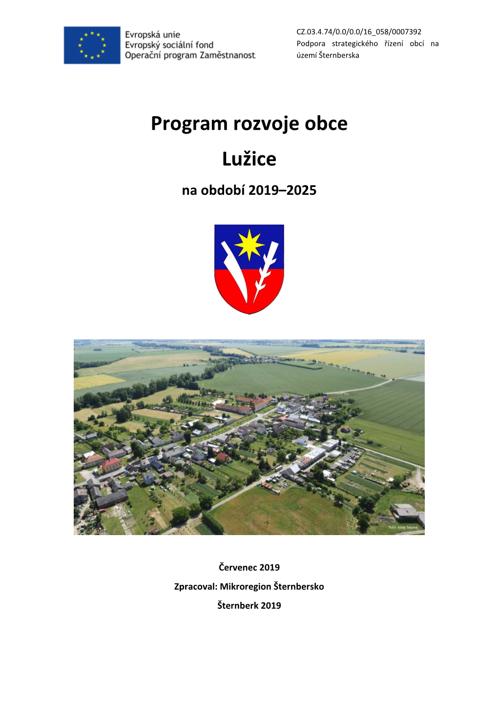 Program Rozvoje Obce Lužice 2019-2025