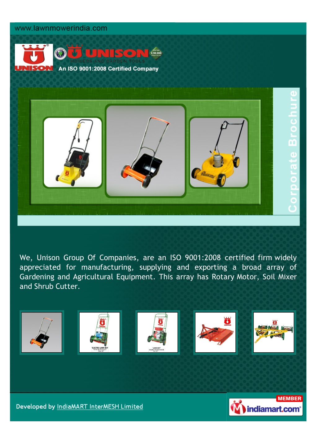 Supplier & Manufacturer of Push Lawn Mowers, Electric Power Mowers