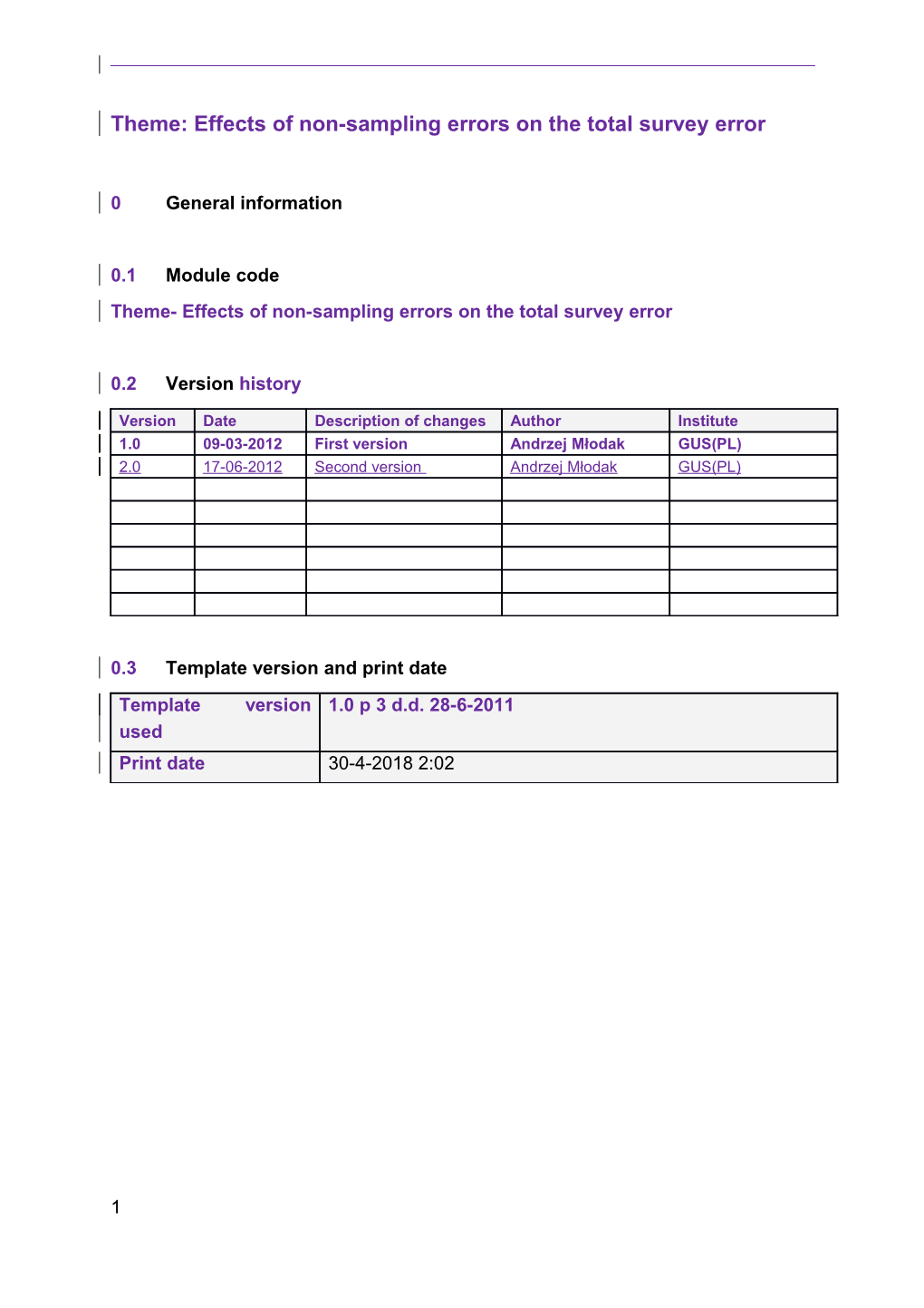 Template for Modules of the Revised Handbook s1