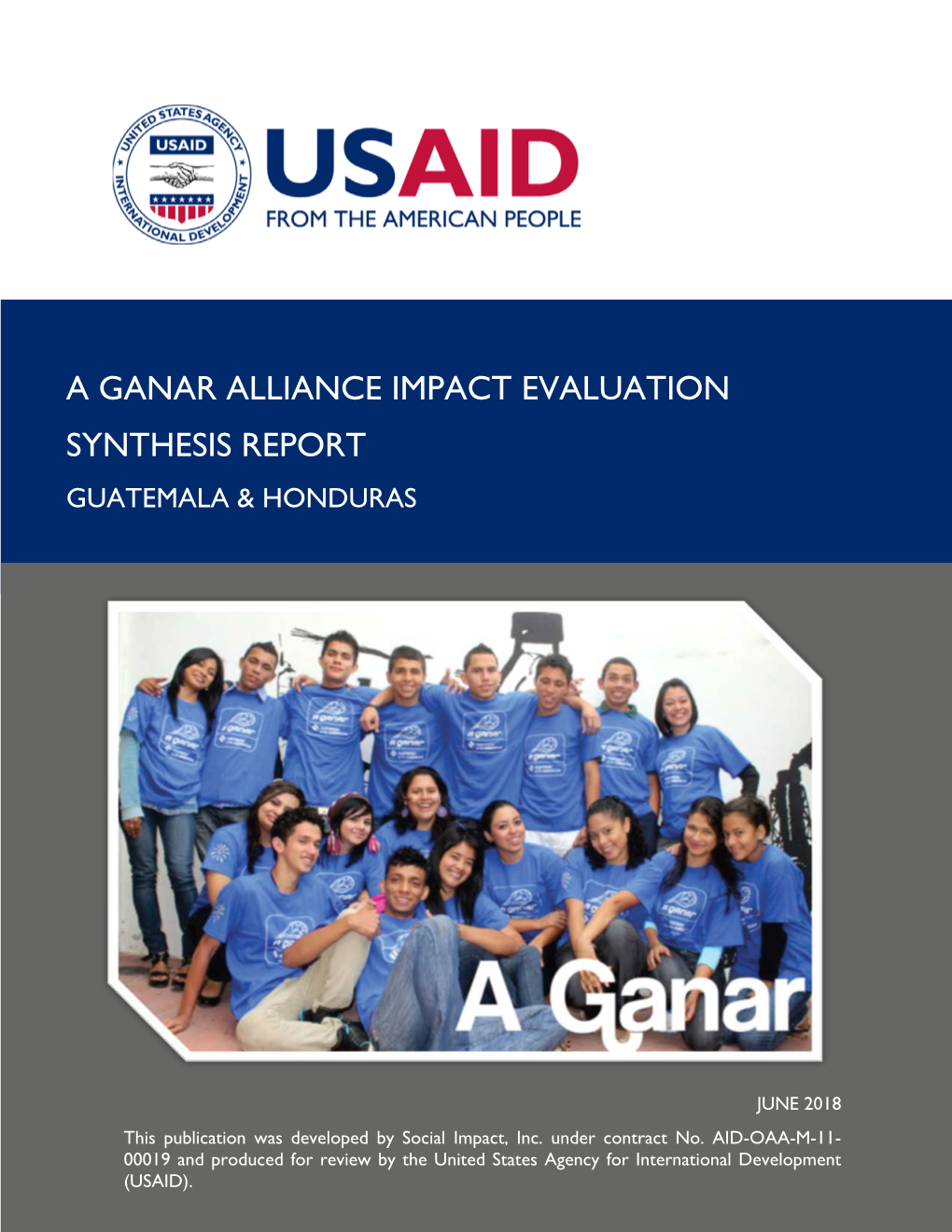 A Ganar Alliance Impact Evaluation Synthesis Report Guatemala & Honduras