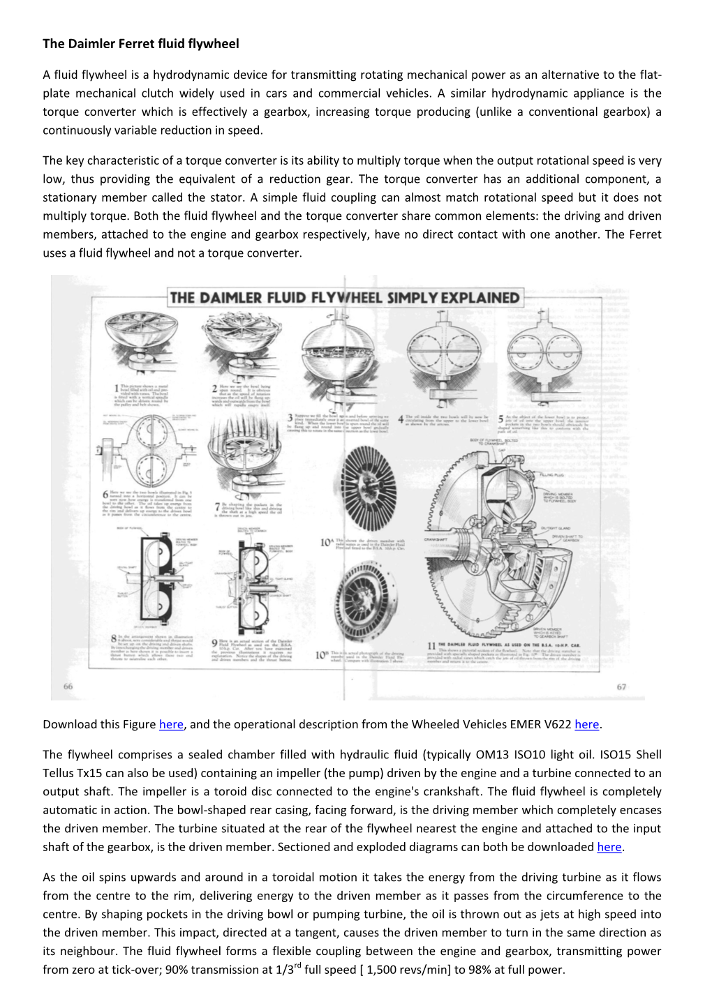 The Daimler Ferret Fluid Flywheel