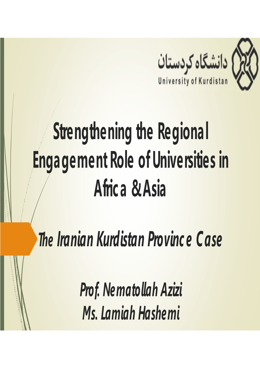 Strengthening the Regional Engagement Role of Universities in Africa & Asia