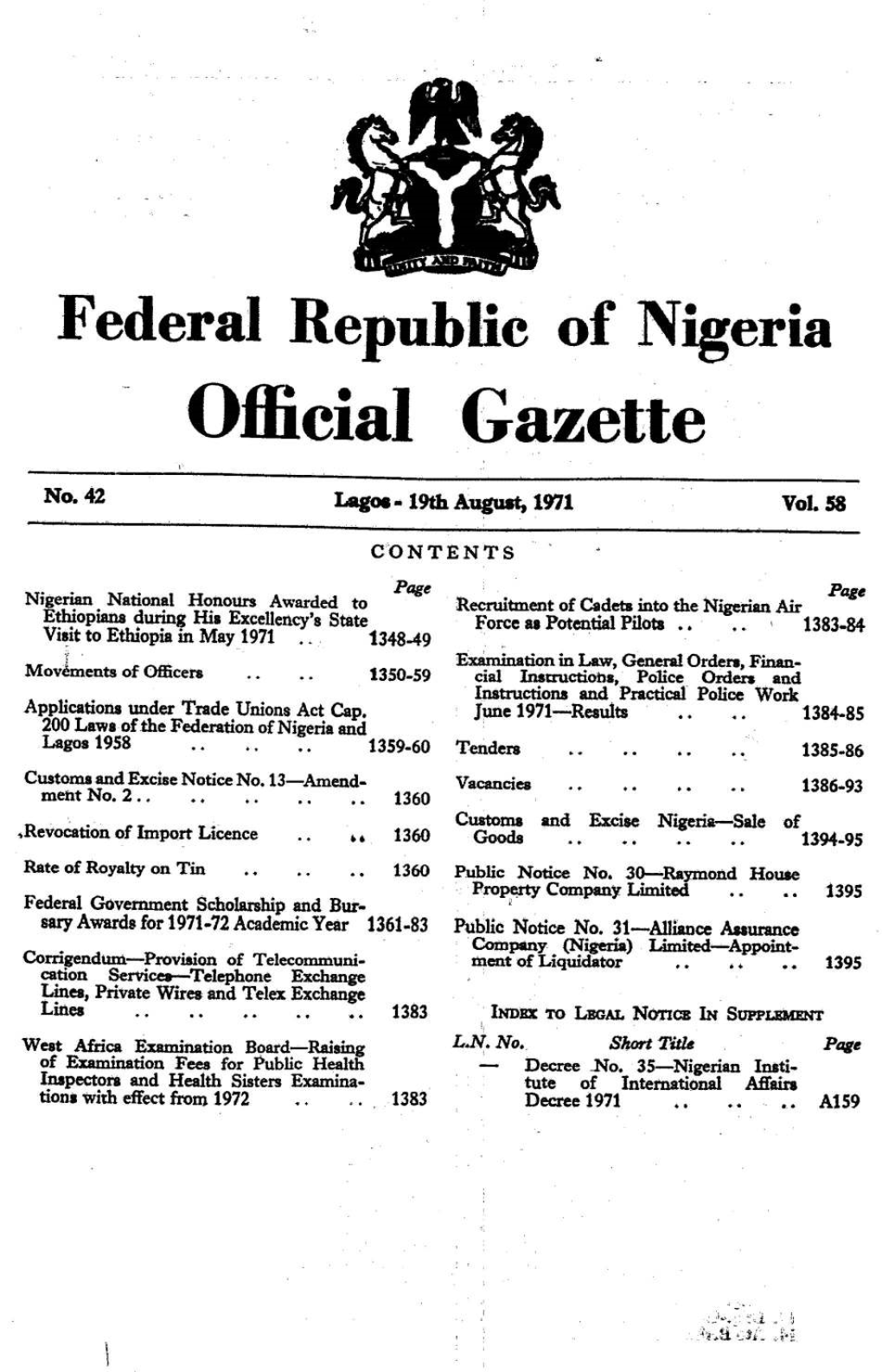 Official Gazette