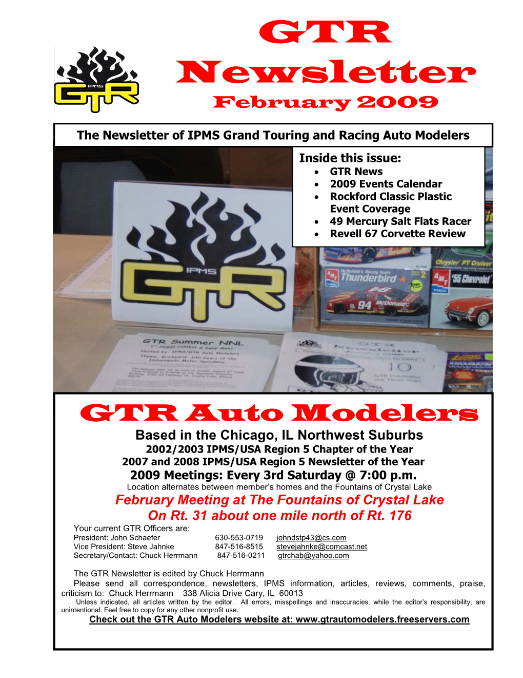 GTR Newsletter February 2009