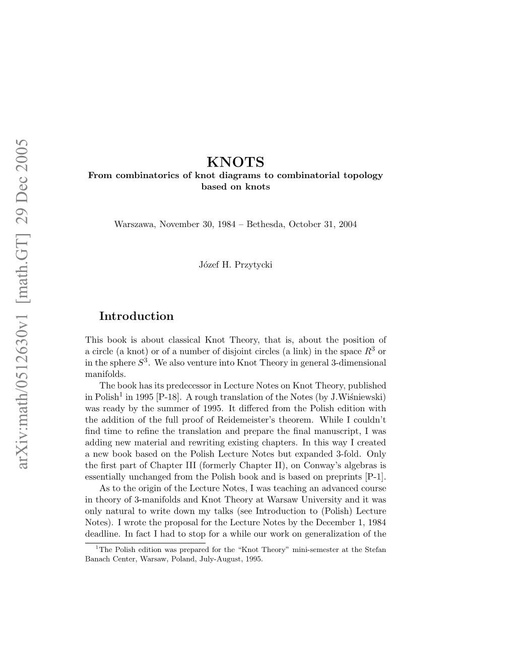 Khovanov Homology: Categorification of the Kauffman Bracket Relation