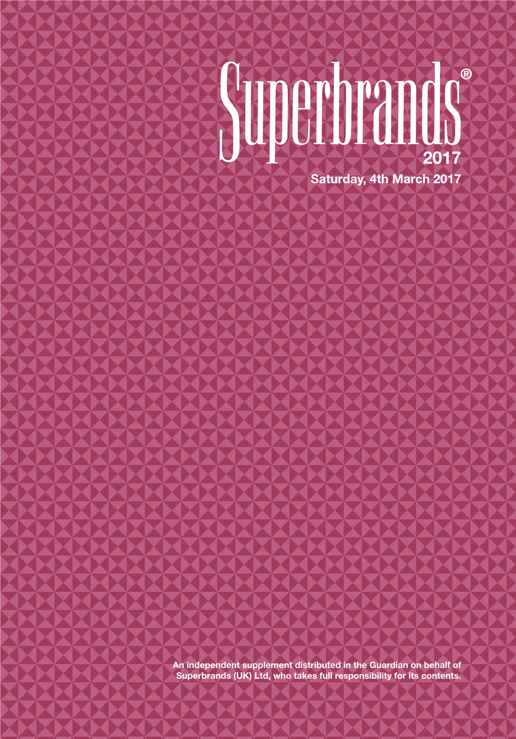 Superbrands 2017 Guardian Supplement.Pdf