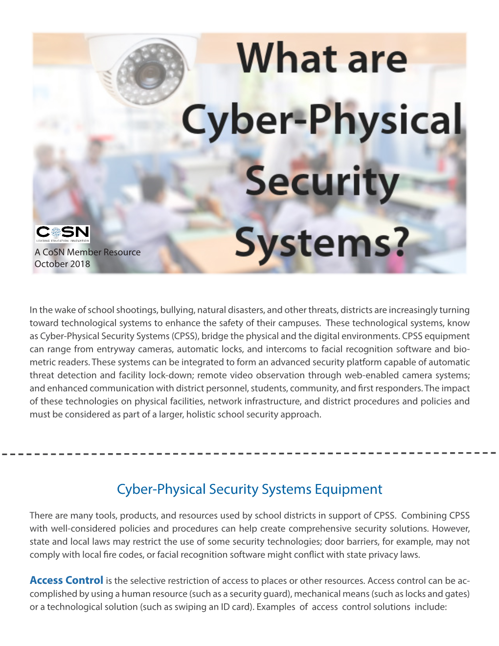 What Are Cyber-Physical Security Systems?