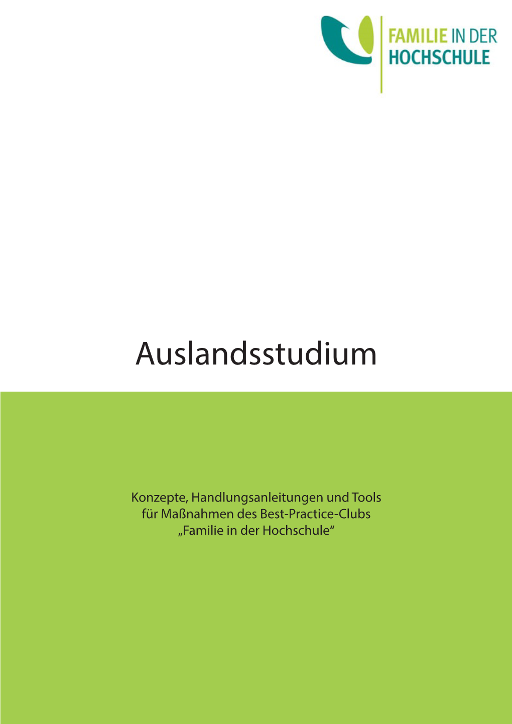 Auslandsstudium Mit Kind