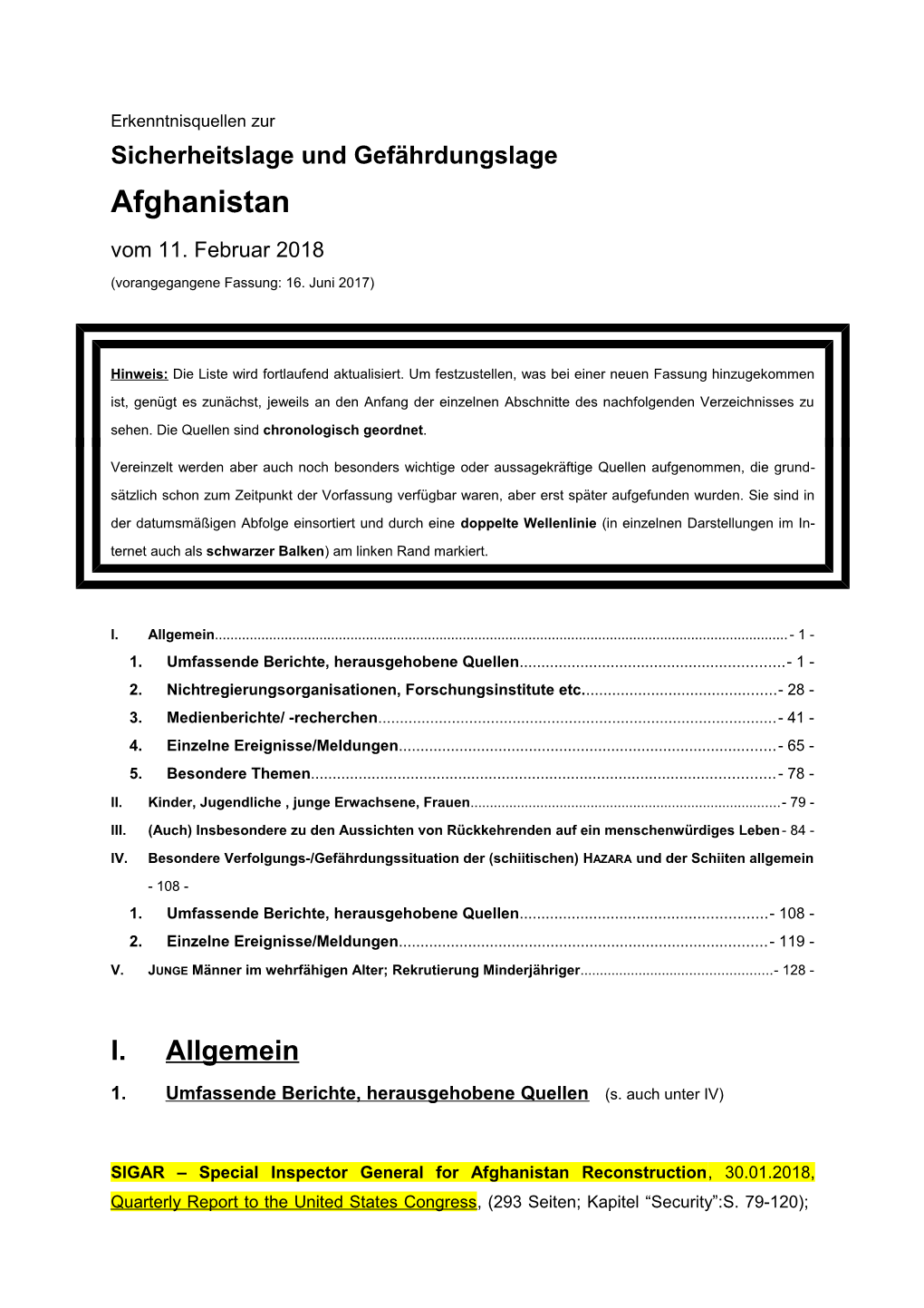 Afghanistan Vom 11