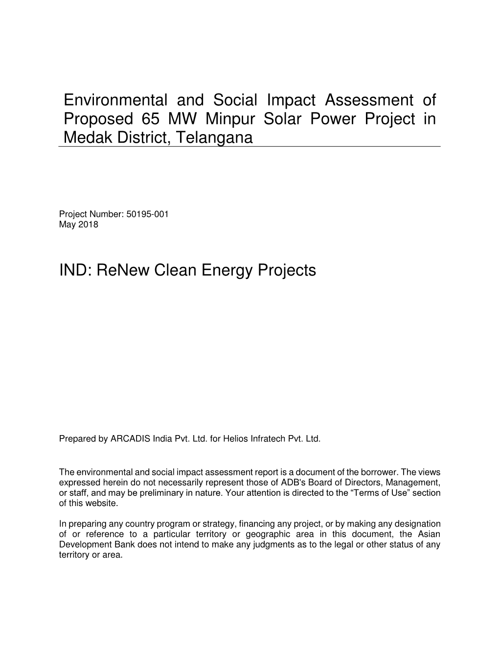 Renew Clean Energy Projects