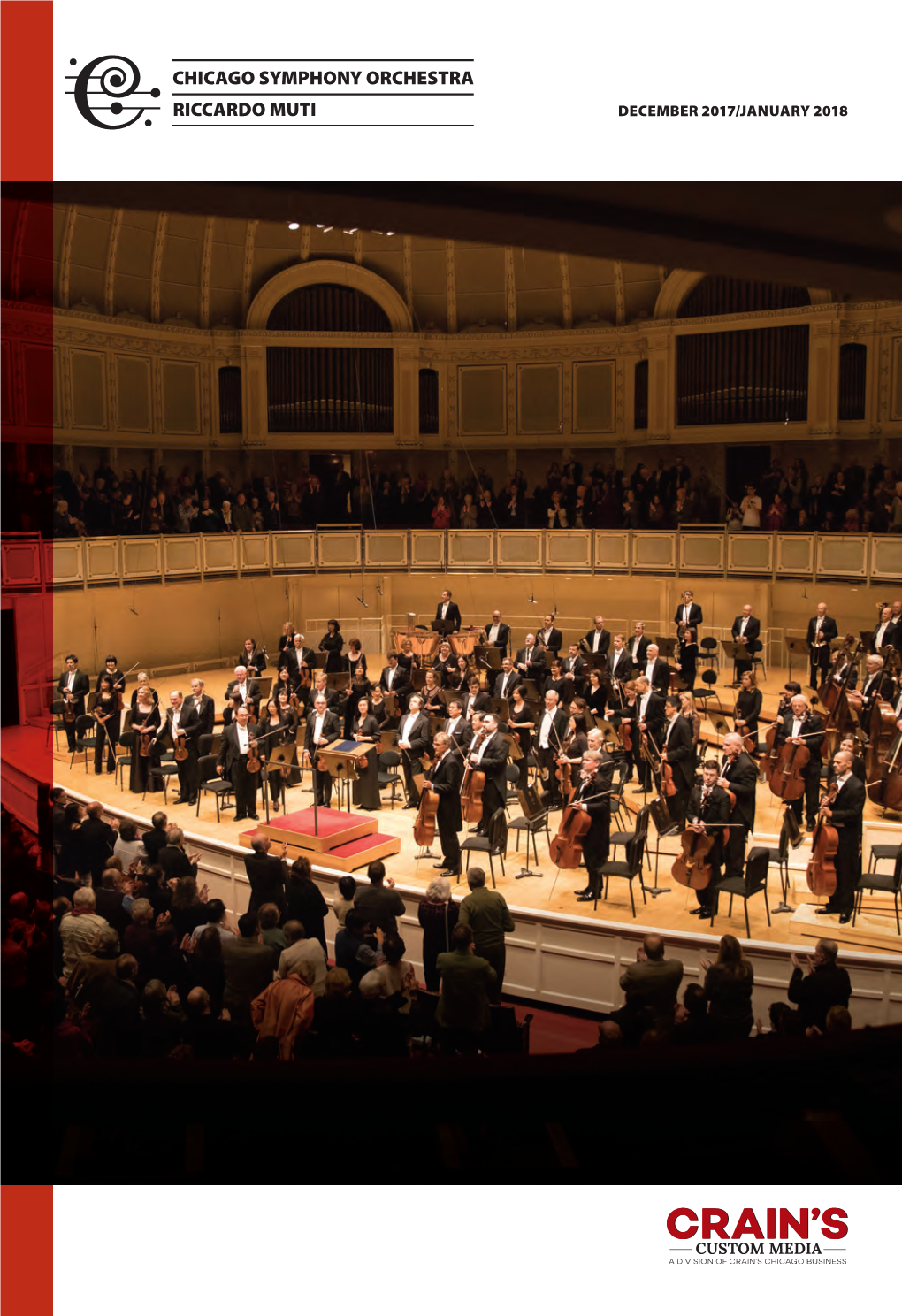 Chicago Symphony Orchestra Riccardo Muti December 2017/January 2018