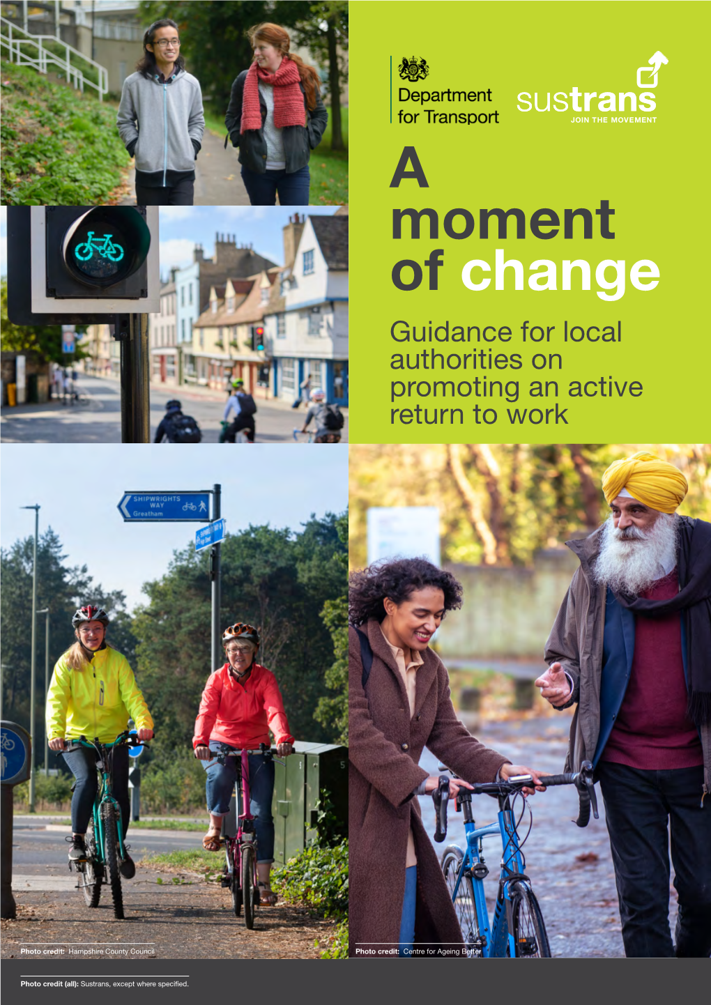 Sustrans a Moment of Change