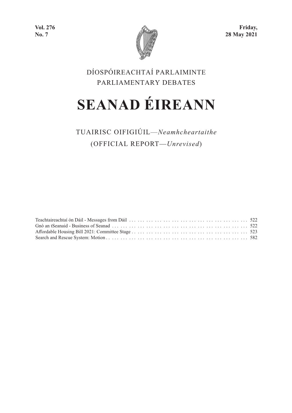 Seanad Éireann