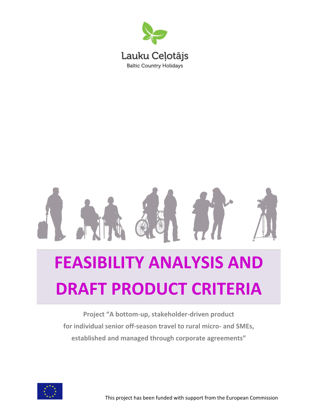 Feasibility Analysis and Draft Product Criteria