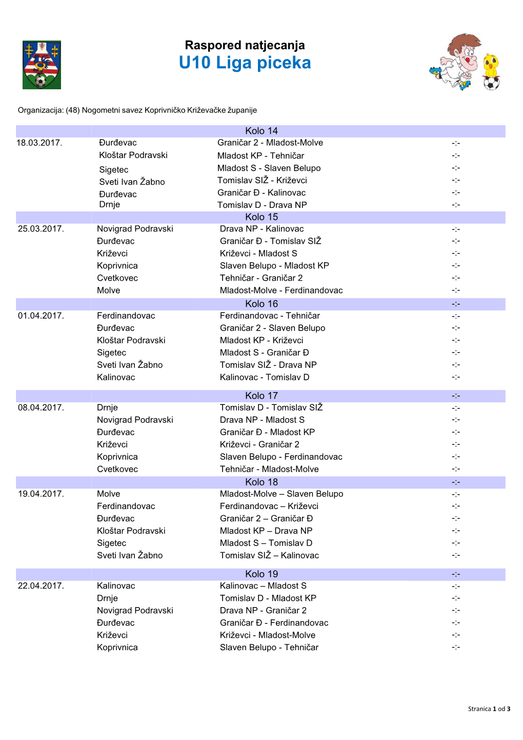 U10 Liga Piceka