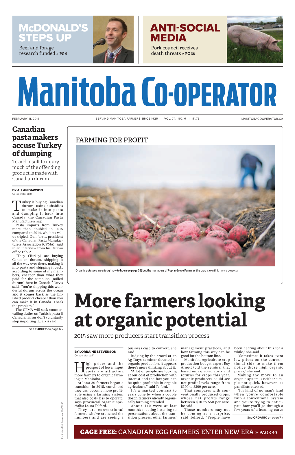 More Farmers Looking at Organic Potential