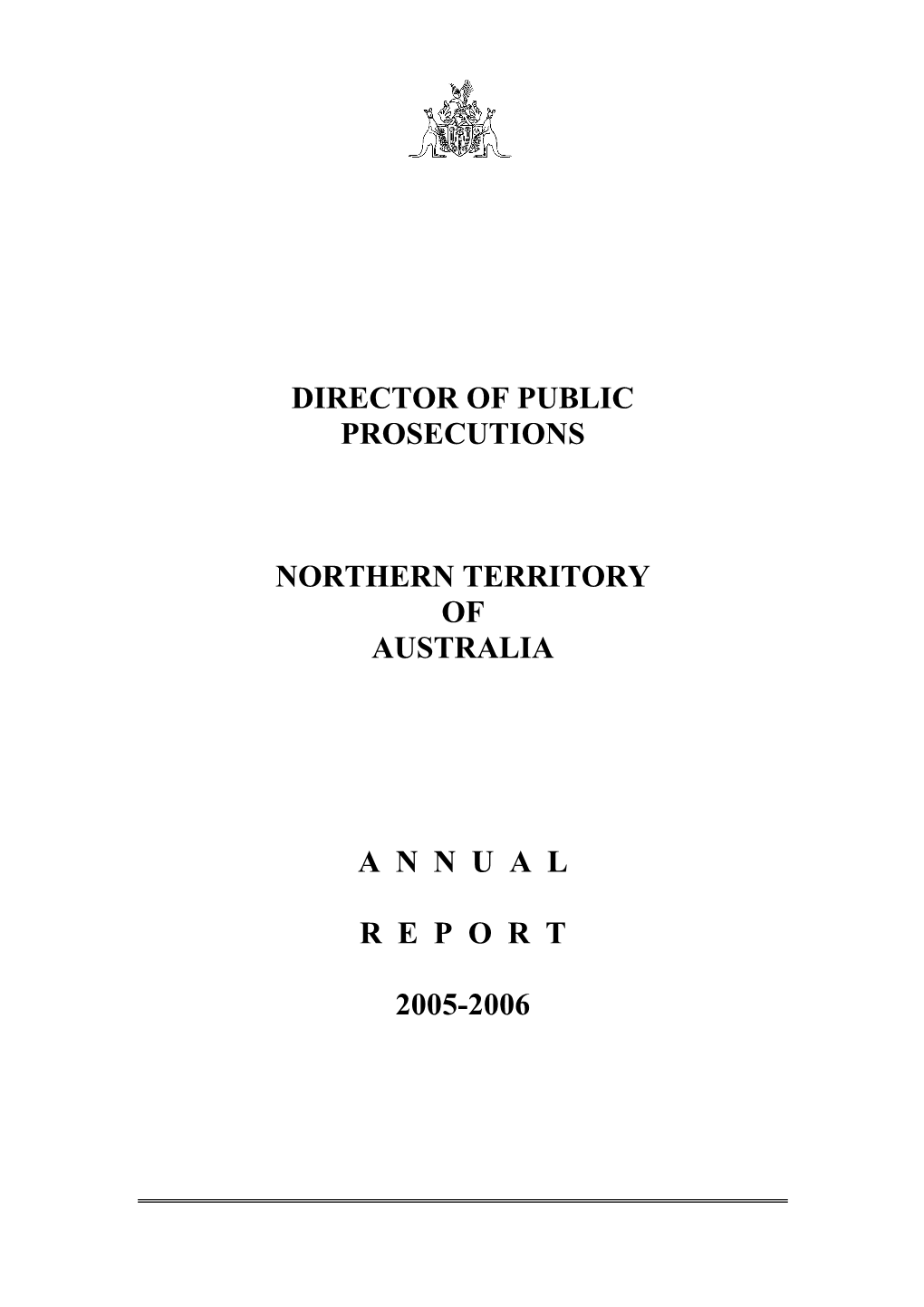 2005-2006 DPP Annual Report