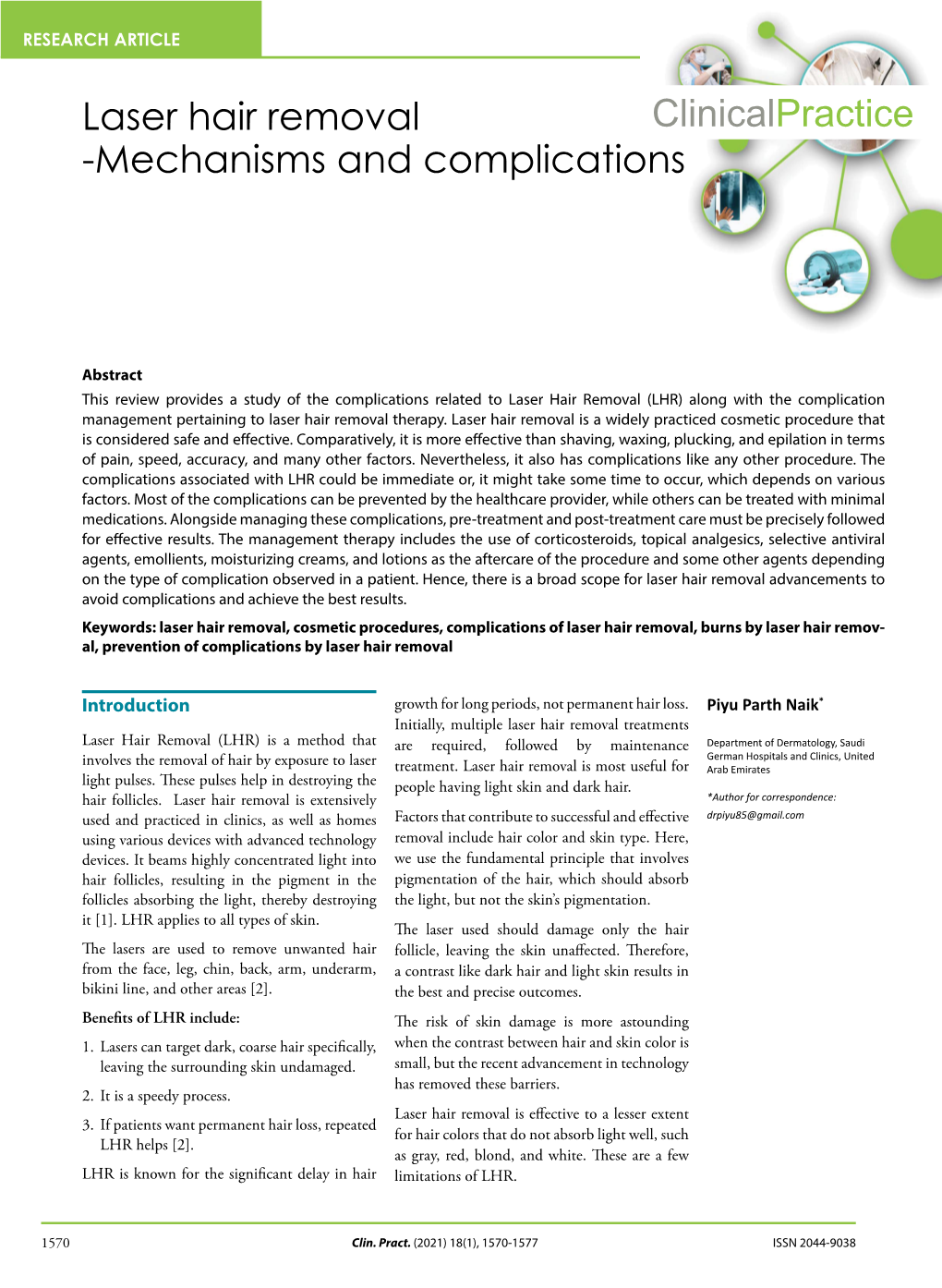 Laser Hair Removal-Mechanisms and Complications