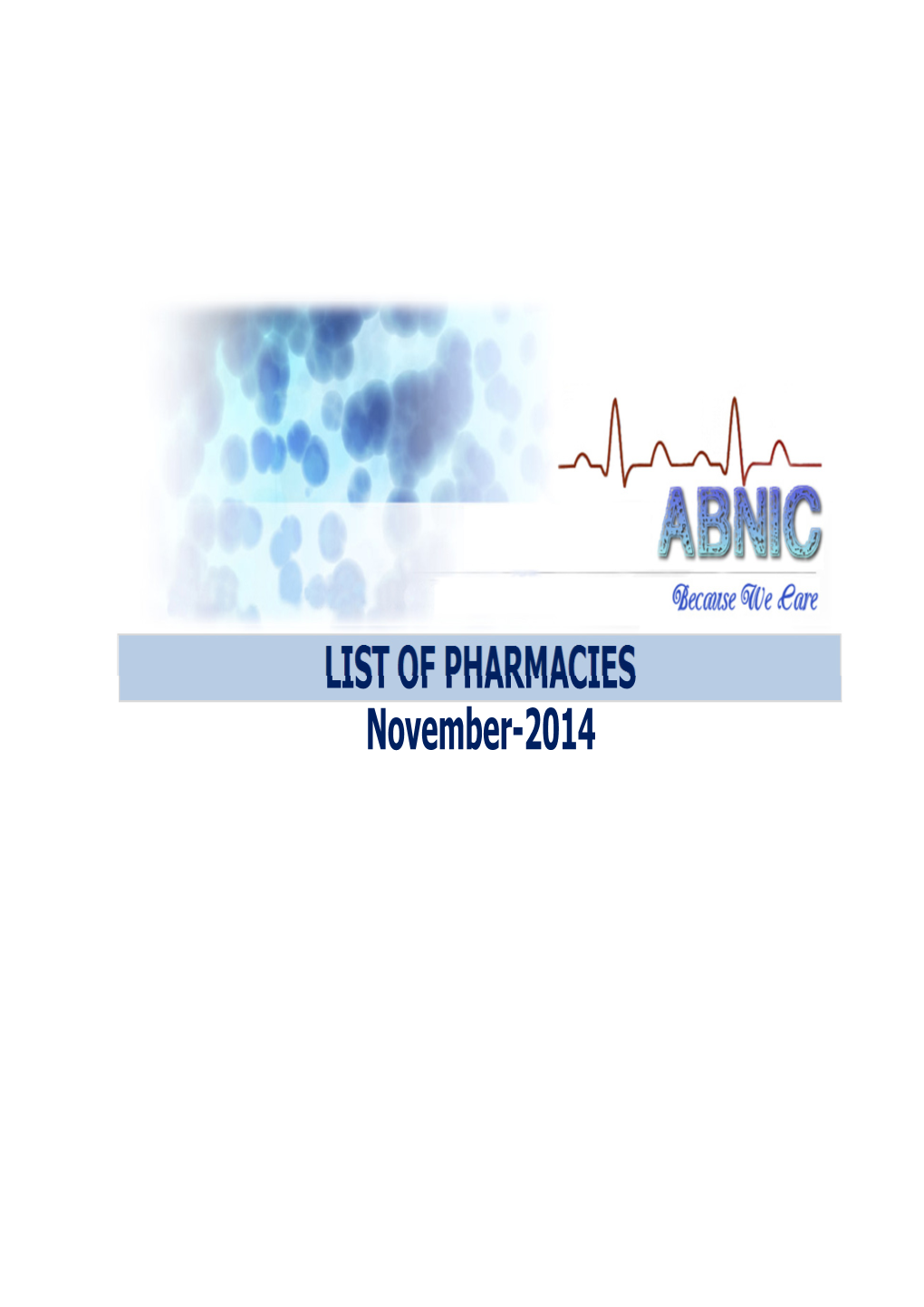 Pharmacy List