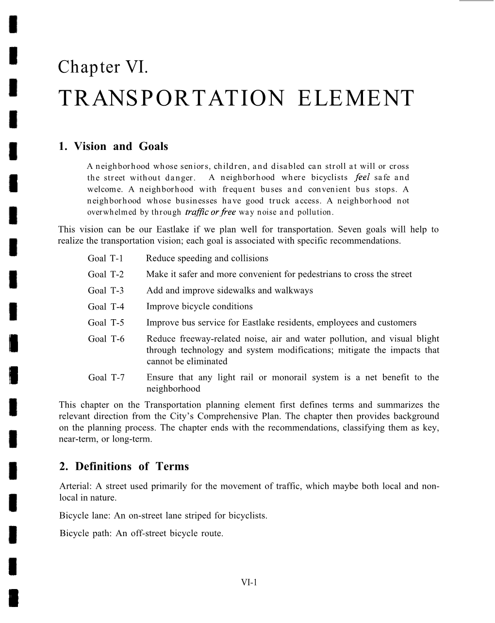 Transportation Element