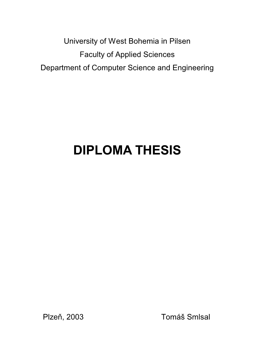 Diploma Thesis