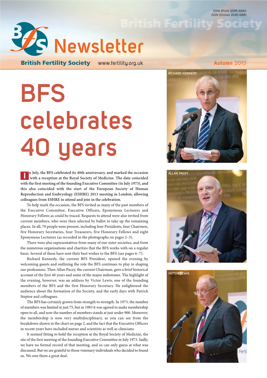 40Th Anniversary Newsletter