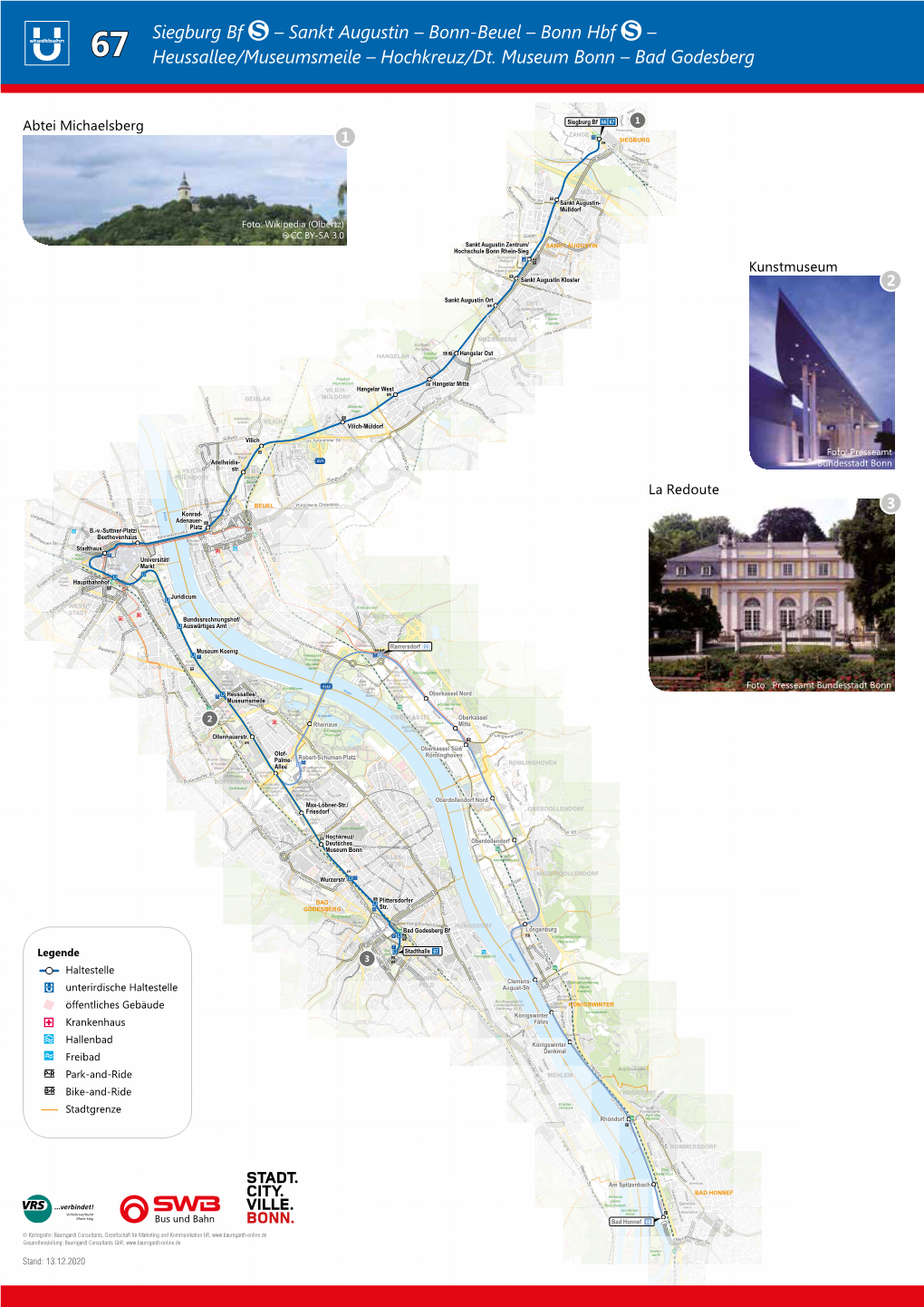 67 Siegburg Bf S – Sankt Augustin – Bonn-Beuel