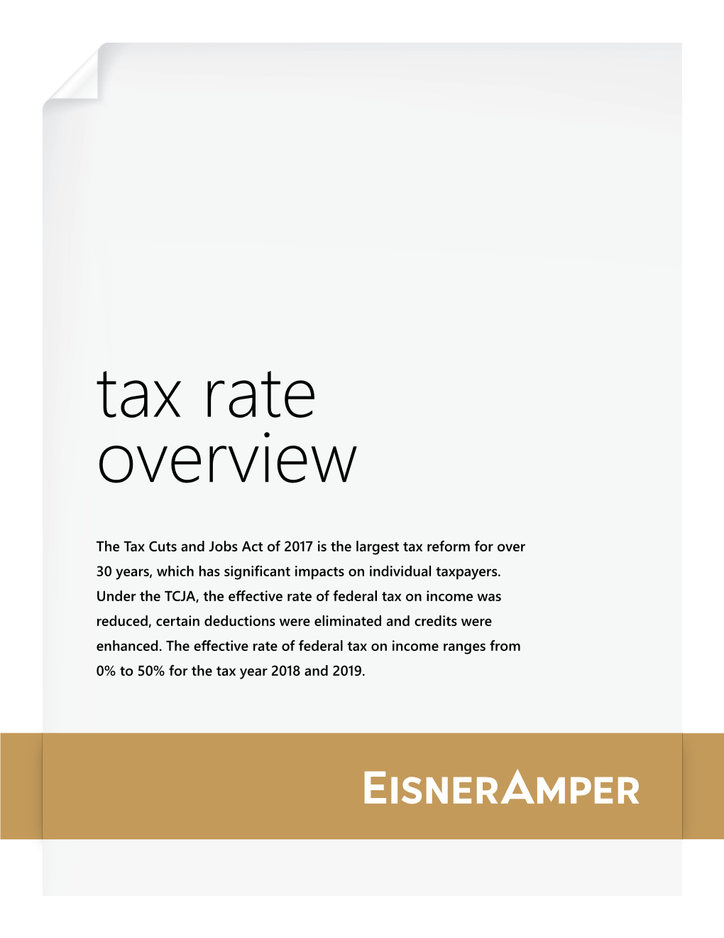 Tax Rate Overview