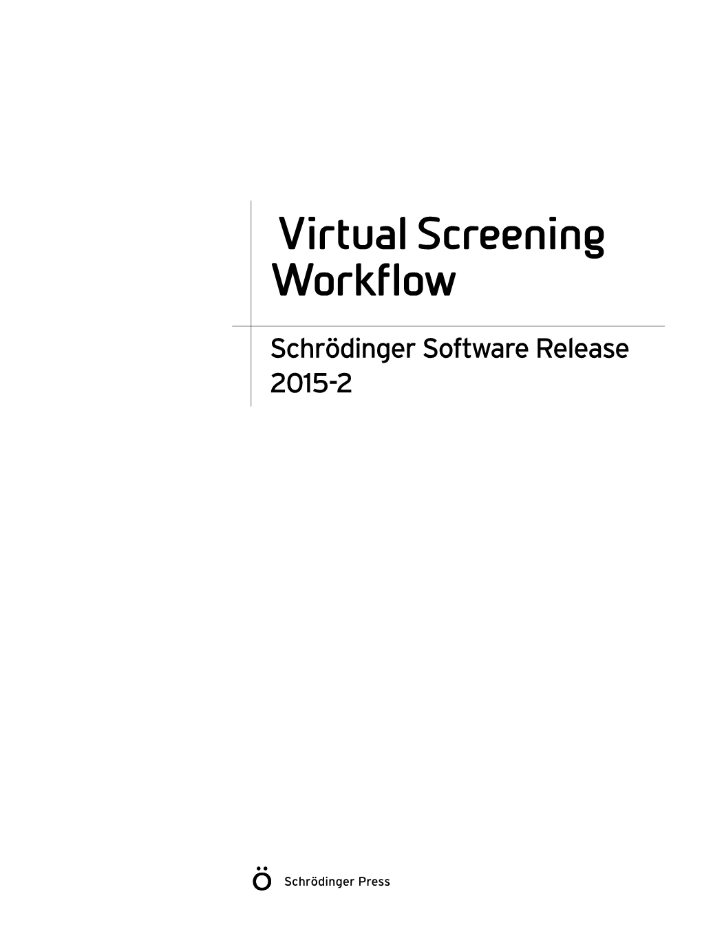 Virtual Screening Workflow