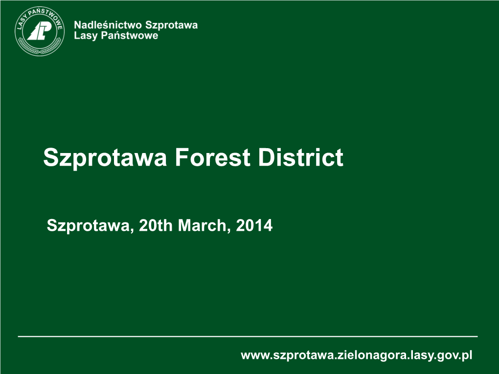 Szprotawa Forest District