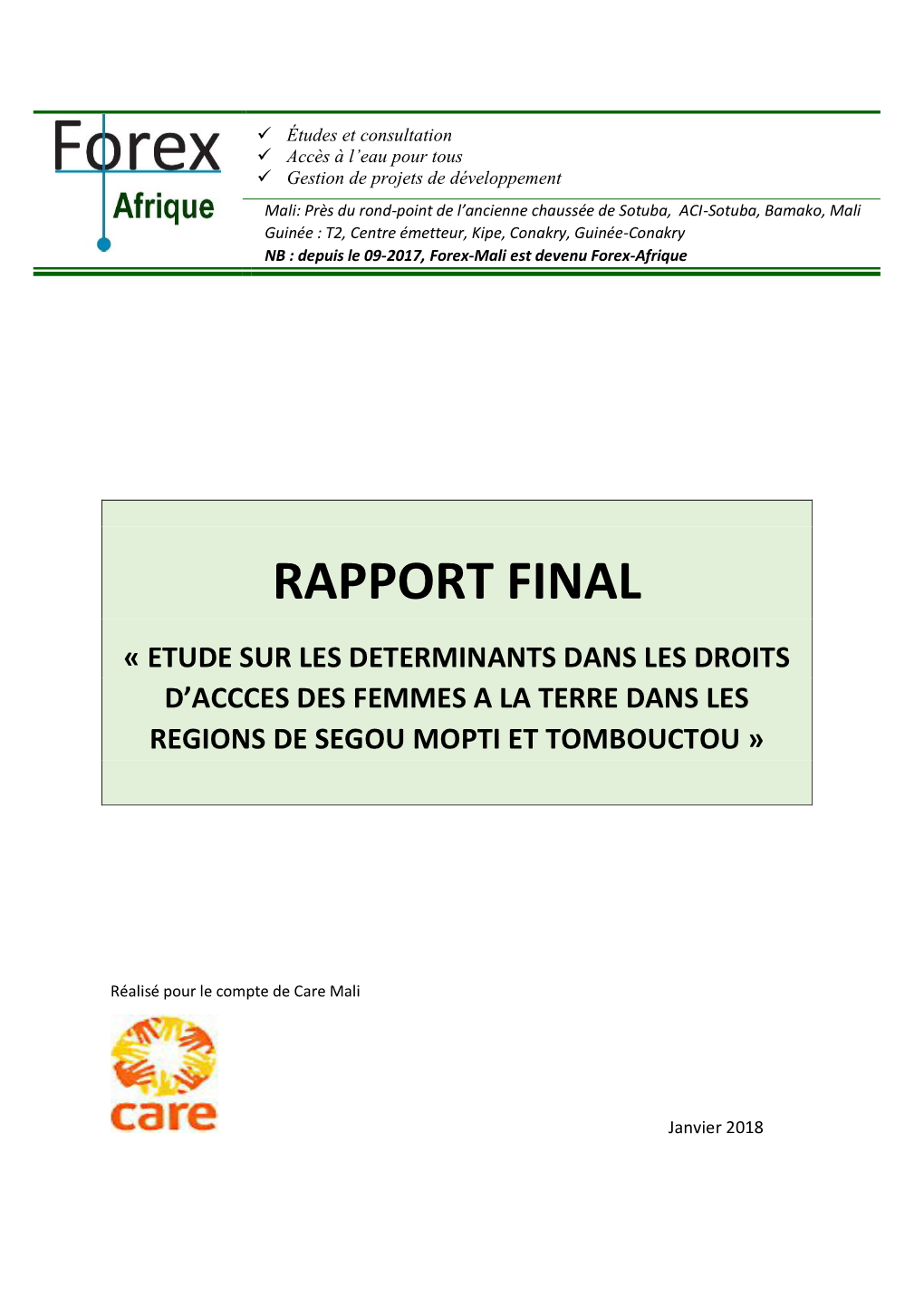 Rapport Final