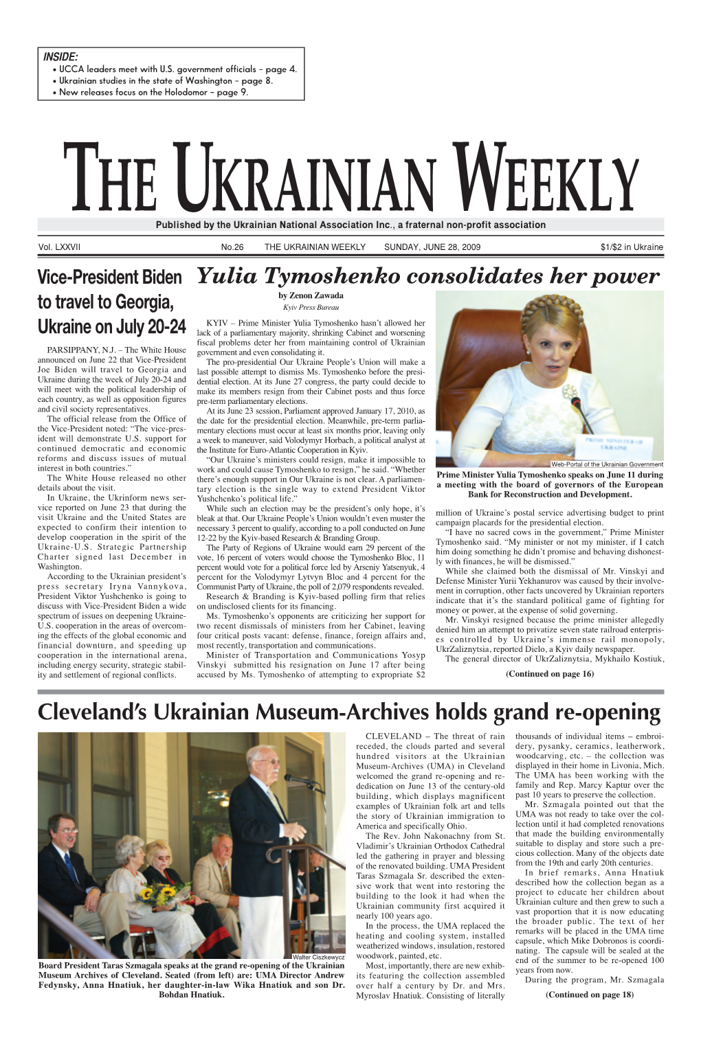 The Ukrainian Weekly 2009, No.26