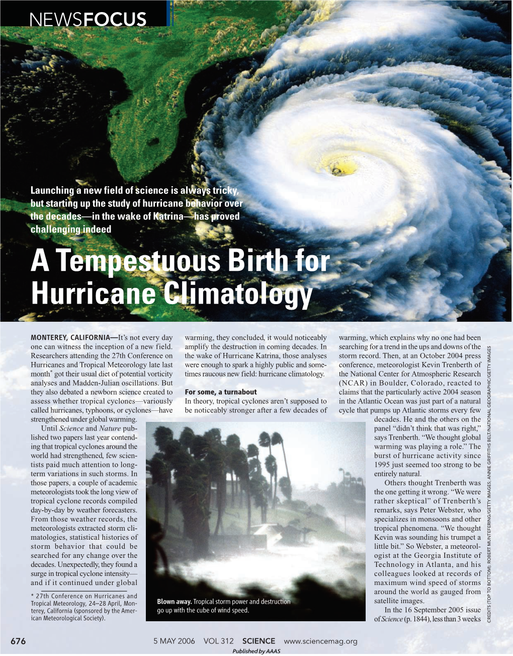 Hurricane Climate Science